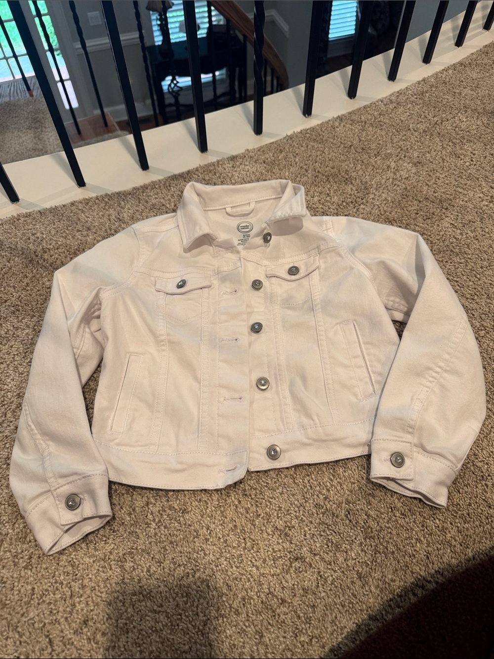 wonder nation White Girls' Tee - Soft Stretch Crew